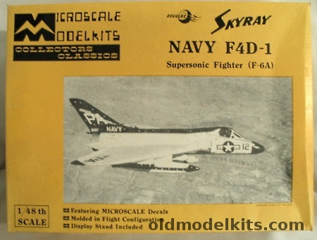 Microscale 1/48 Douglas F4D-1 (F-6A) Skyray - (Ex-Allyn) - (F4D1), MS4-2 plastic model kit